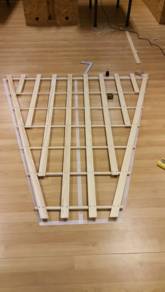 Building our own slatted frame
